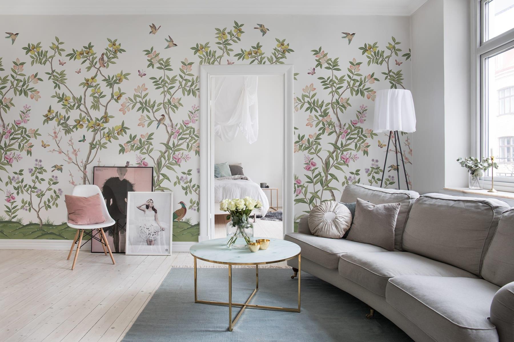 carta da parati living room